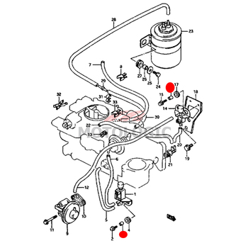 TIMING BELT COVER SPACER SUZUKI SAMURAI SERIES