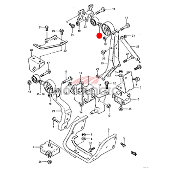 TORQUE ROD SUZUKI MARUTI 800 SERIES