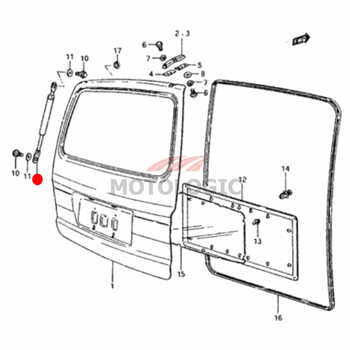 BACK DOOR BALANCER UNIT SUZUKI CARRY SERIES