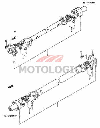 JOINT FLANGE YOKE SUZUKI VITARA SERIES