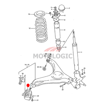 SUSPENSION ARM REAR MOUNT SUZUKI SWIFT SERIES