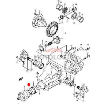 OIL SEAL DIFFERENTIAL SIDE SUZUKI SWIFT SERIES