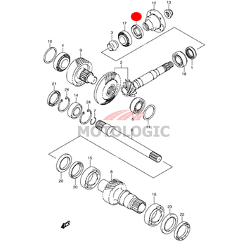 OIL SEAL TRANSFER GEAR SUZUKI SX4 SERIES