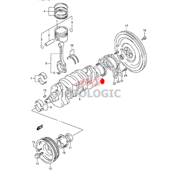 OIL SEAL CRANKSHAFT REAR SUZUKI CARRY SERIES