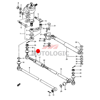 STEERING TIE ROD END SUZUKI SAMURAI SERIES