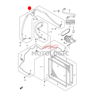 SUCTION HOSE SUZUKI IGNIS SERIES