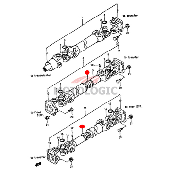 PROPELLER SHAFT BOOT SUZUKI JIMNY SERIES 