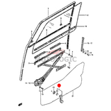 REGULATOR HANDLE SUZUKI SAMURAI SERIES