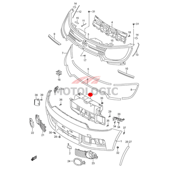 GRILLE AIR GUIDE SUZUKI SERIES