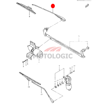 WIPER ARM SUZUKI CARRY SERIES