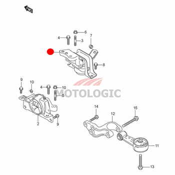 ENGINE MOUNTING RIGHT SUZUKI IGNIS SERIES 