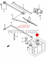 WASHER TANK SUZUKI SAMURAI SERIES