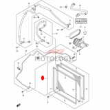 A/C CONDENSOR SUZUKI IGNIS SERIES