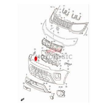 FRONT BUMPER SUZUKI IGNIS SERIES 