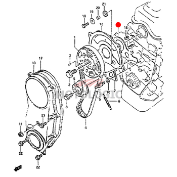 TIMING BELT INSIDE COVER SEAL SUZUKI SAMURAI SERIES 