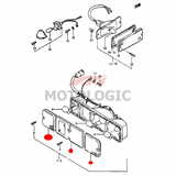 REAR LAMP LENS SET SUZUKI SAMURAI SERIES