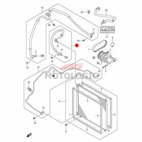 DISCHARGE HOSE SUZUKI IGNIS SERIES