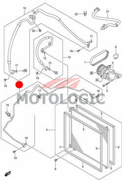 LIQUID HOSE SUZUKI IGNIS SERIES