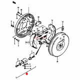 BRAKE SHOE ANCHOR SUZUKI SAMURAI SERIES