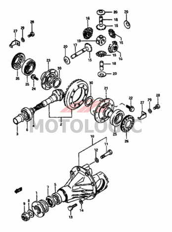 OIL SEAL BEVEL DRIVE PIN SUZUKI VITARA SERIES