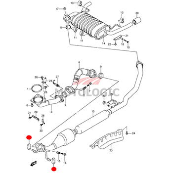 MUFFLER MOUNTING SUZUKI SWIFT SERIES