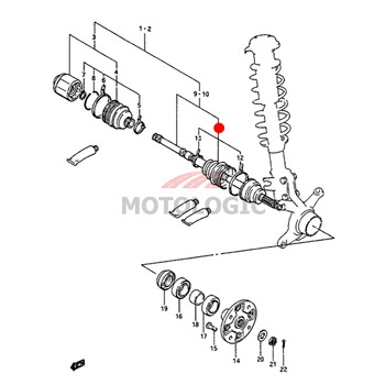 WHEEL SIDE BOOT SET SUZUKI MARUTI 800 SERIES