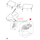 REAR VIEW MIRROR OUTSIDE LH SUZUKI IGNIS SERIES