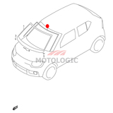 WINDSHIELD MOLDING SUZUKI IGNIS SERIES