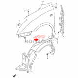 FRONT FENDER LINING LEFT SUZUKI SWIFT SERIES
