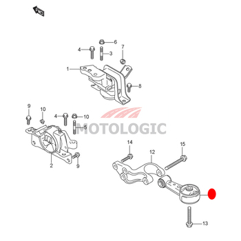 REAR ENGINE ROD SUZUKI IGNIS SERIES