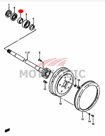 RING REAR WHEEL SUZUKI SAMURAI SERIES