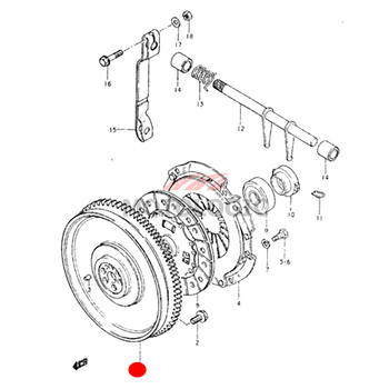 FLYWHEEL SUZUKI CARRY SERIES