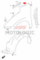 FRONT FENDER RIGHT SUZUKI BALENO SERIES