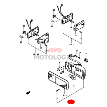 FRONT BUMPER LAMP RIGHT SUZUKI SAMURAI SERIES