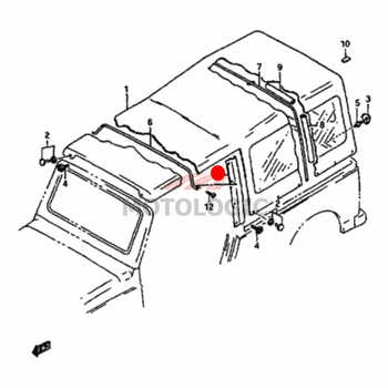 TOP SIDE RAIL DECK SUZUKI SAMURAI SERIES