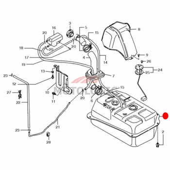 FUEL TANK SUZUKI SAMURAI SERIES