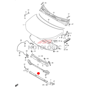 CROSSMEMBER FRONT LOWER SUZUKI SERIES