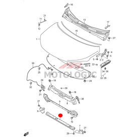 CROSSMEMBER FRONT LOWER SUZUKI IGNIS SERIES