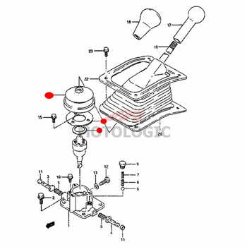 GEAR LEVER REPAIR KIT SUZUKI SAMURAI SERIES