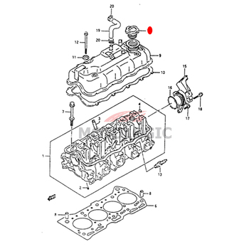 OIL FILLER CAP SUZUKI SAMURAI SERIES