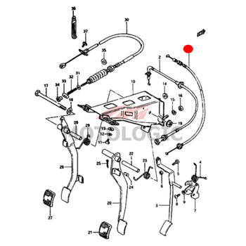 ACCELERATOR CABLE SUZUKI SAMURAI SERIES