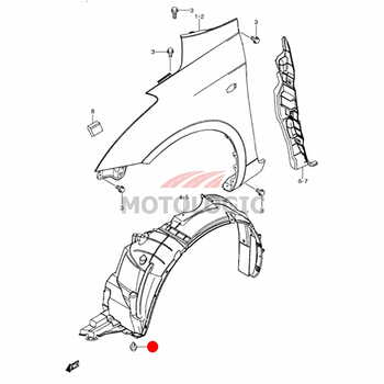 FENDER LINING CLIP SUZUKI SWIFT SERIES