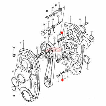 TIMING BELT INSIDE COVER WASHER SUZUKI SAMURAI SERIES