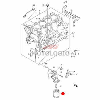 OIL FILTER SUZUKI SX4 SERIES